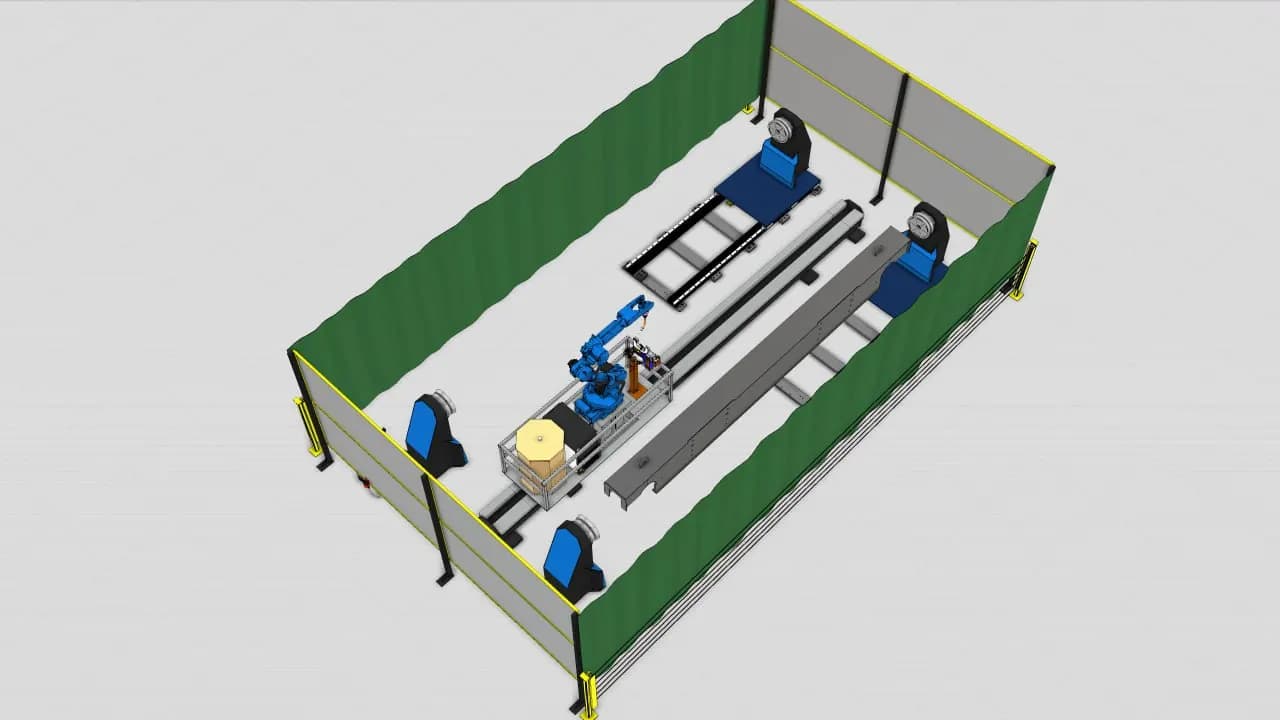 Роботизированный сварочный комплекс Yaskawa Motoman AR2010